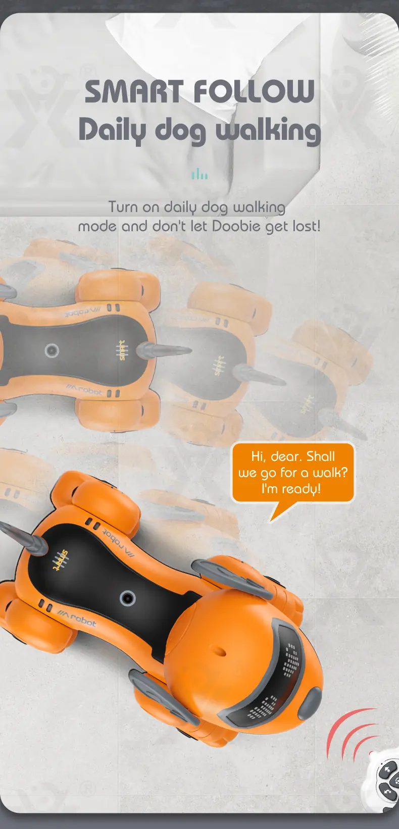 Voice-Controlled Robot Dog Toy with Smart Follow, RC (TG4162529) — product detail panel 5