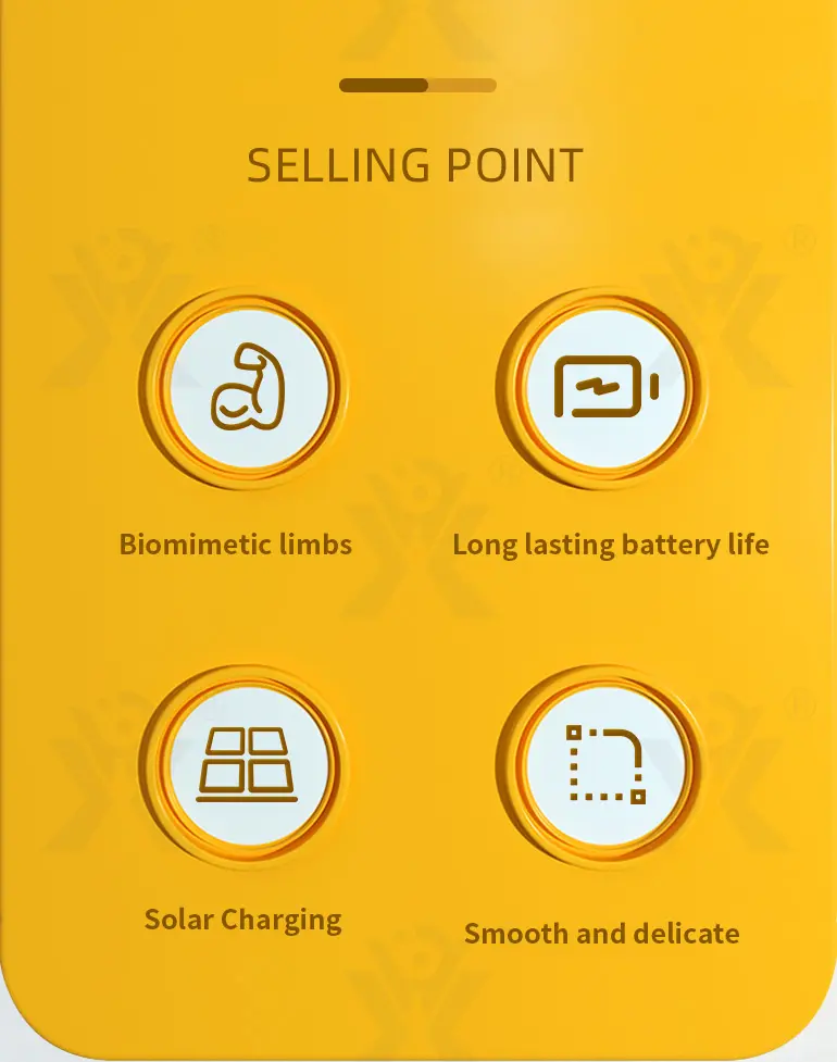 Solar-Powered Robotic Dog Toy, Electric Mechanical Pet Robot (TG2188019) — product detail panel 2