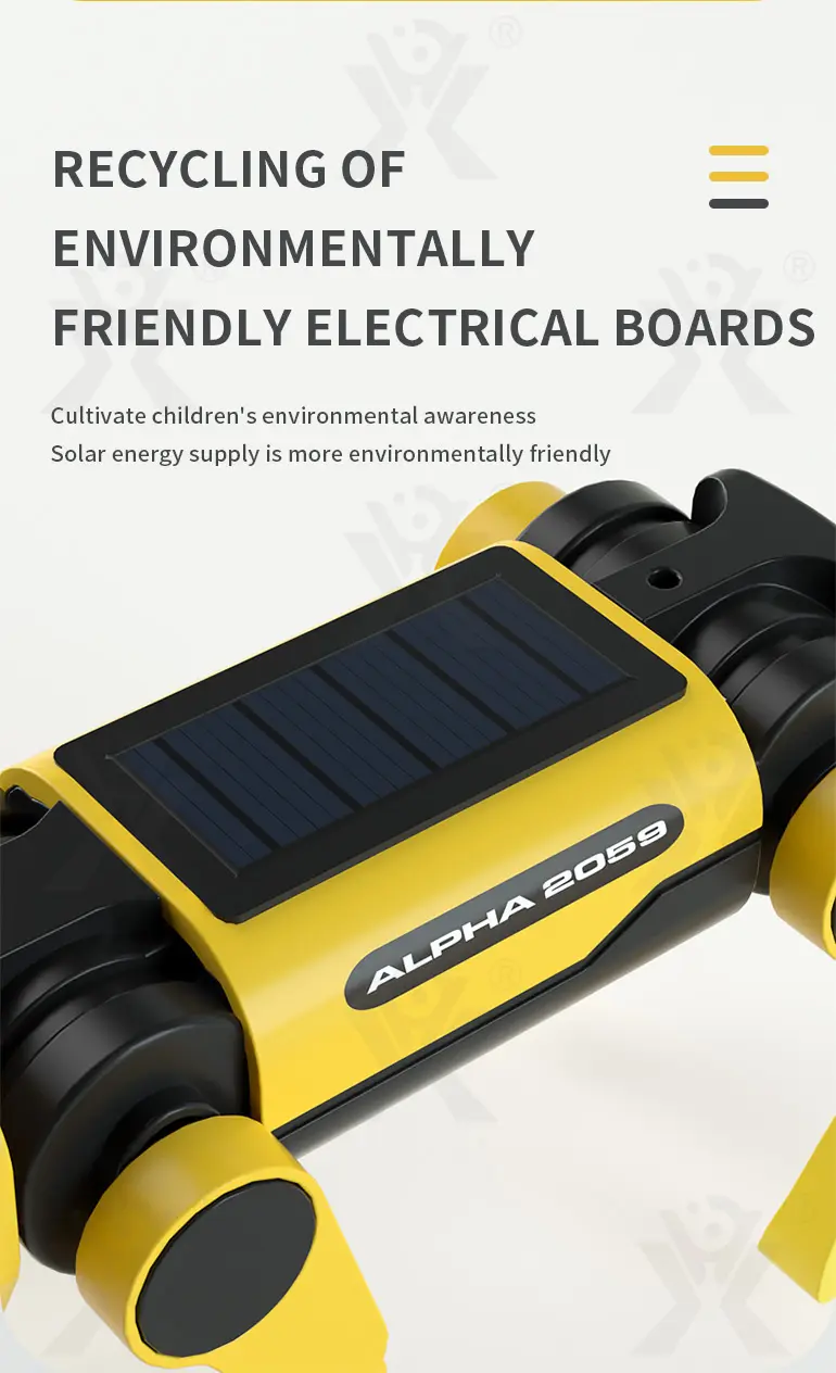 Solar-Powered Robotic Dog Toy, Electric Mechanical Pet Robot (TG2188019) — product detail panel 5