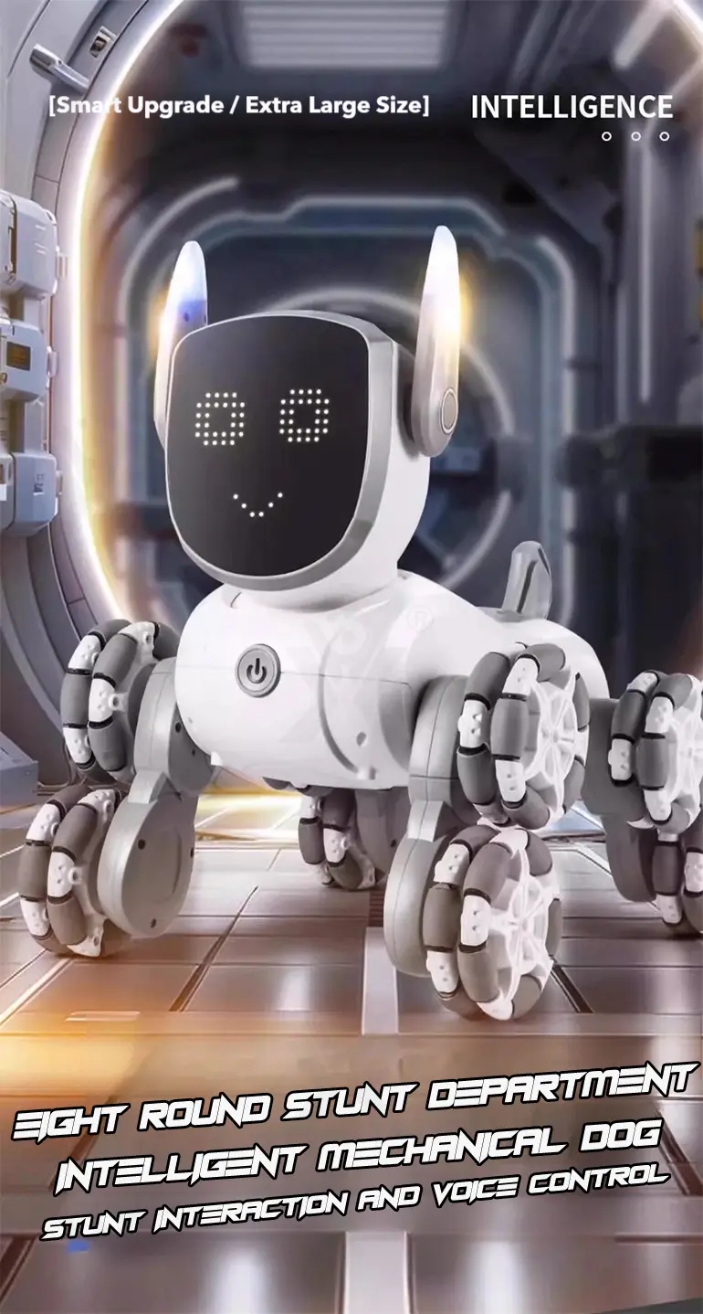 8-Wheeled Robot Dog with Voice & Stunt Features (TG5058680) — product detail panel 1