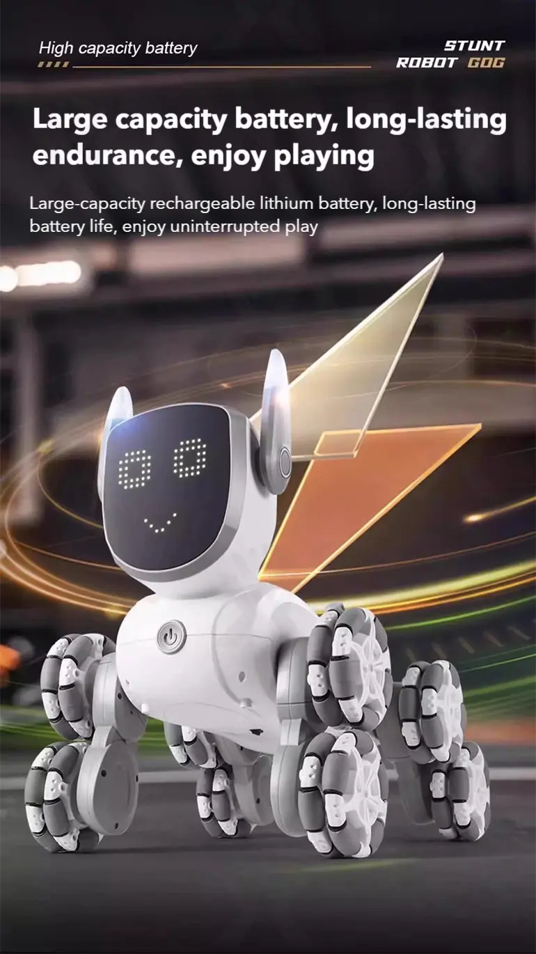 8-Wheeled Robot Dog with Voice & Stunt Features (TG5058680) — product detail panel 10