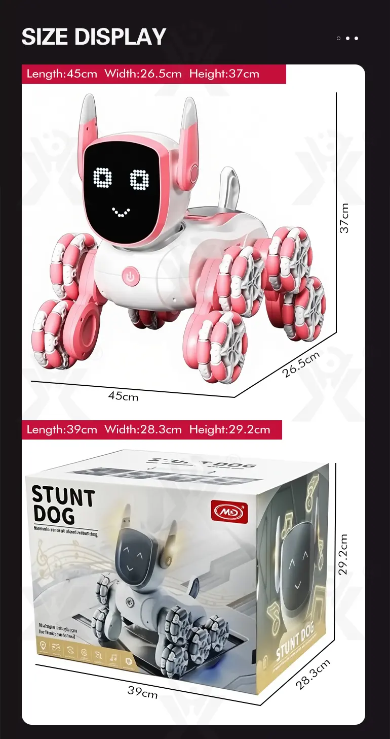 8-Wheeled Robot Dog with Voice & Stunt Features (TG5058680) — product detail panel 14