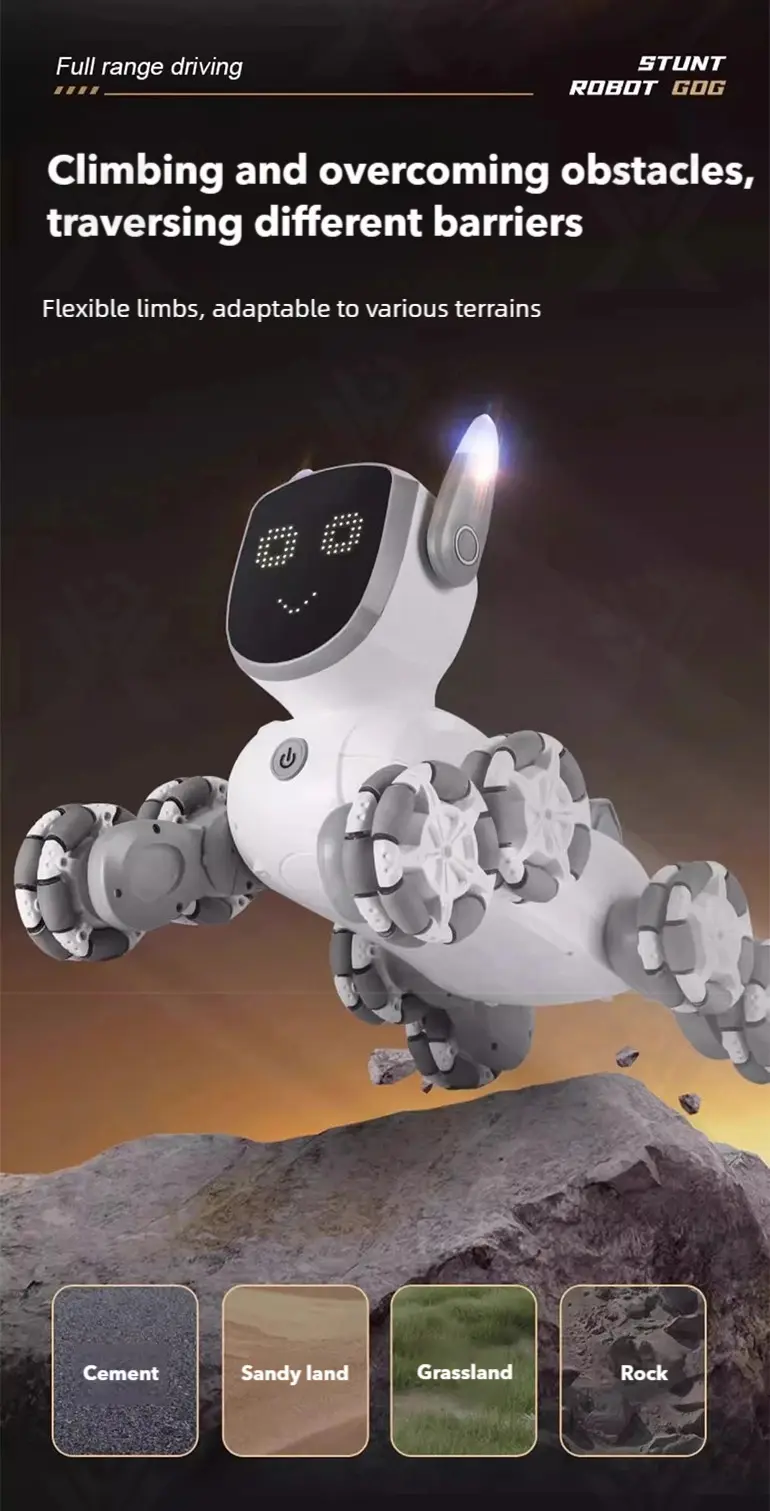 8-Wheeled Robot Dog with Voice & Stunt Features (TG5058680) — product detail panel 6