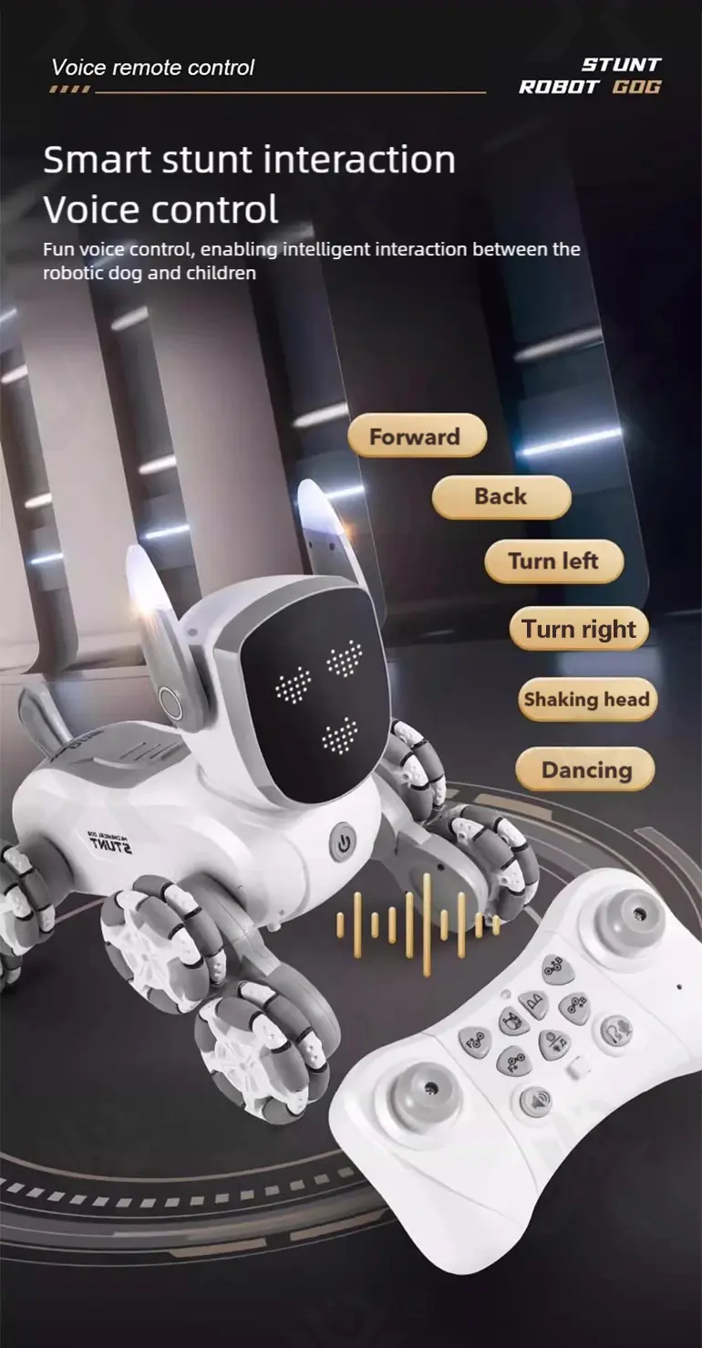 8-Wheeled Robot Dog with Voice & Stunt Features (TG5058680) — product detail panel 7