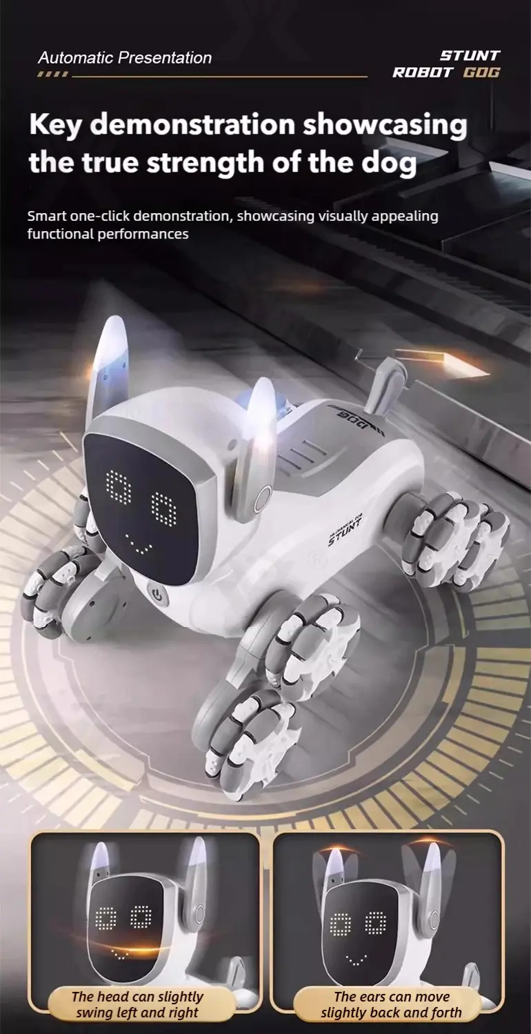 8-Wheeled Robot Dog with Voice & Stunt Features (TG5058680) — product detail panel 8