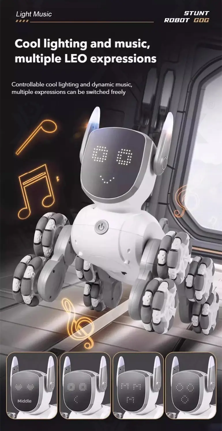 8-Wheeled Robot Dog with Voice & Stunt Features (TG5058680) — product detail panel 9