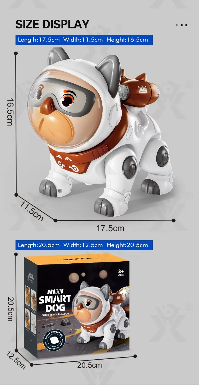 Cute Mechanical Dog Toy with Remote & Lights (TG4400999) — product detail panel 9