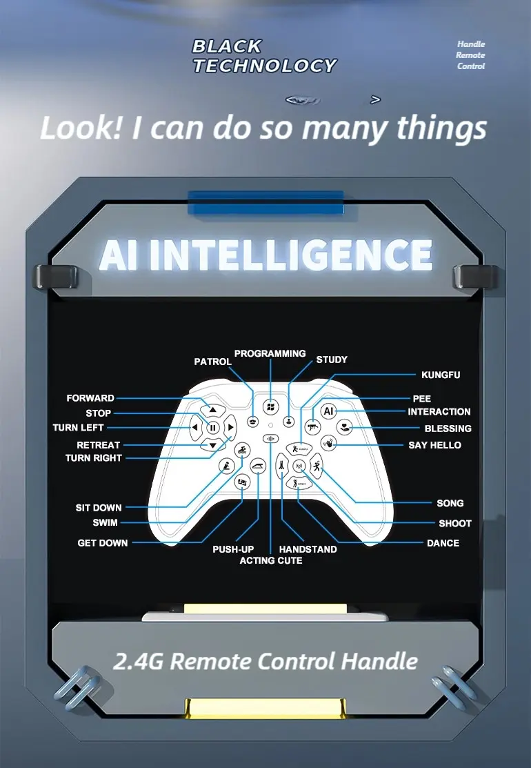 AI Intelligent Mechanical Robotic Dog Toy (TG4974010) — product detail panel 6