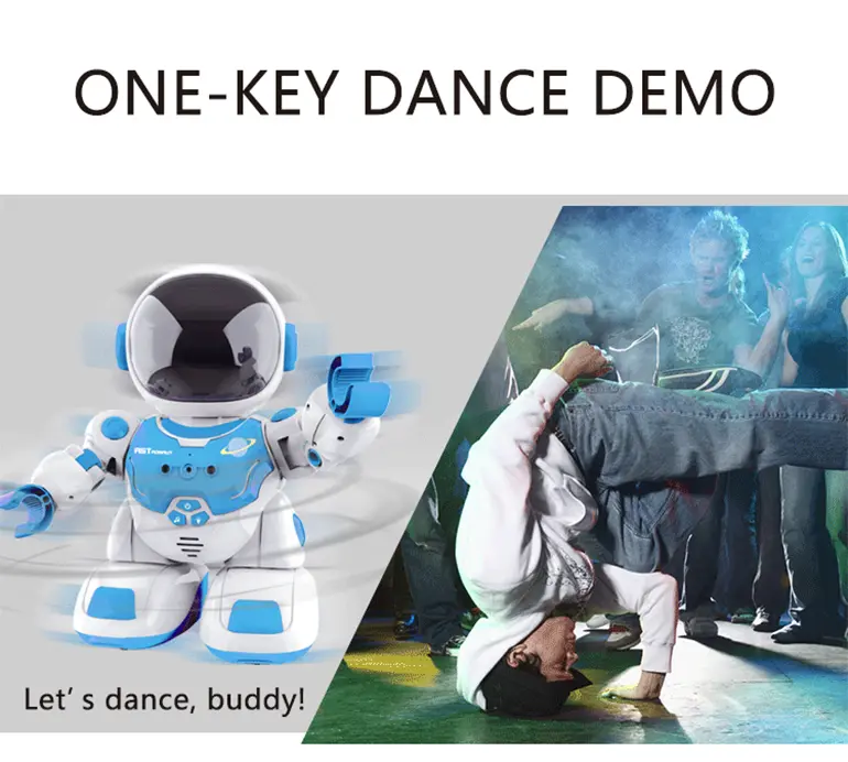 Astronaut RC Robot Toy with LED Lights & Dance (TG2249644) — product detail panel 8
