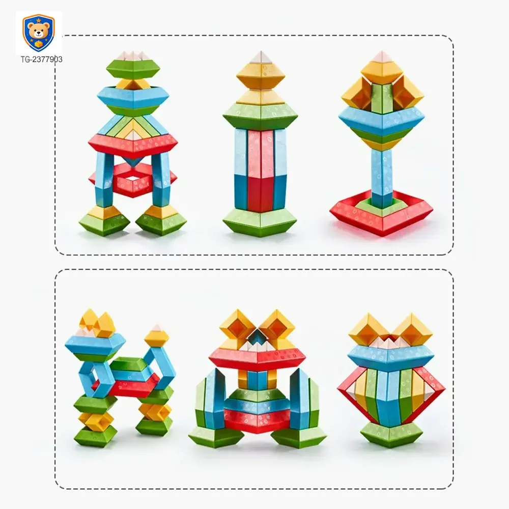 Borrow Magic Tower Toy, Educational Building Toys — product view 3