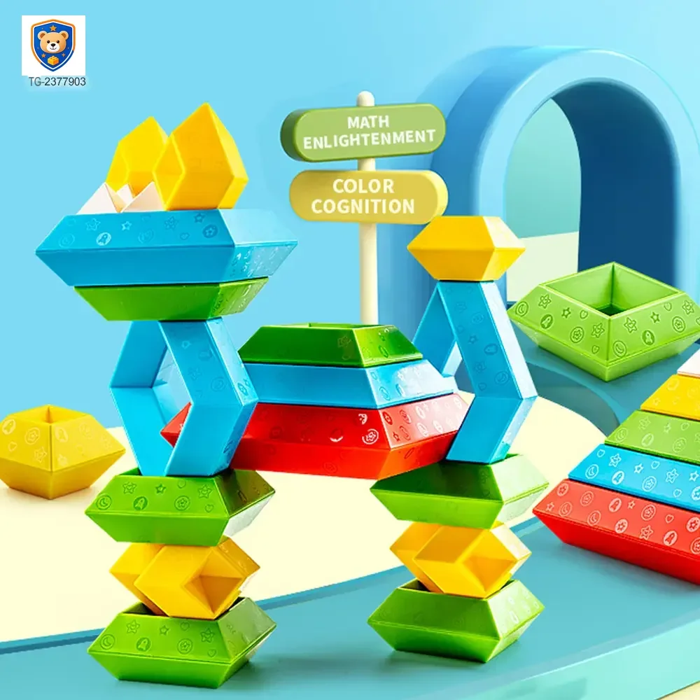 Borrow Magic Tower Toy, Educational Building Toys — product view 4
