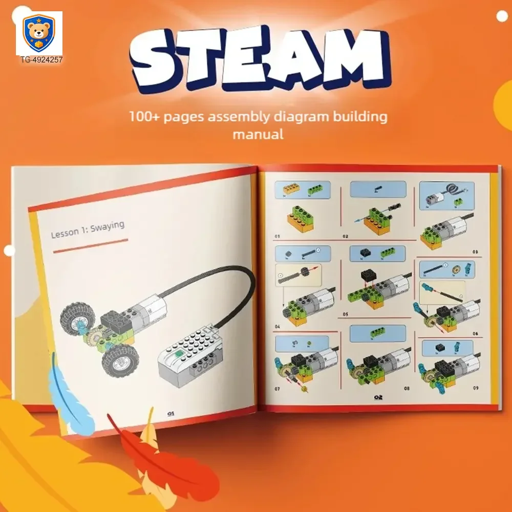 Bulk Programming Building Blcok Robot Toy for Wedo 2.0 Animals Course — product view 5