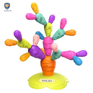 Montessori Cactus Toy, Stacking and Balancing Play