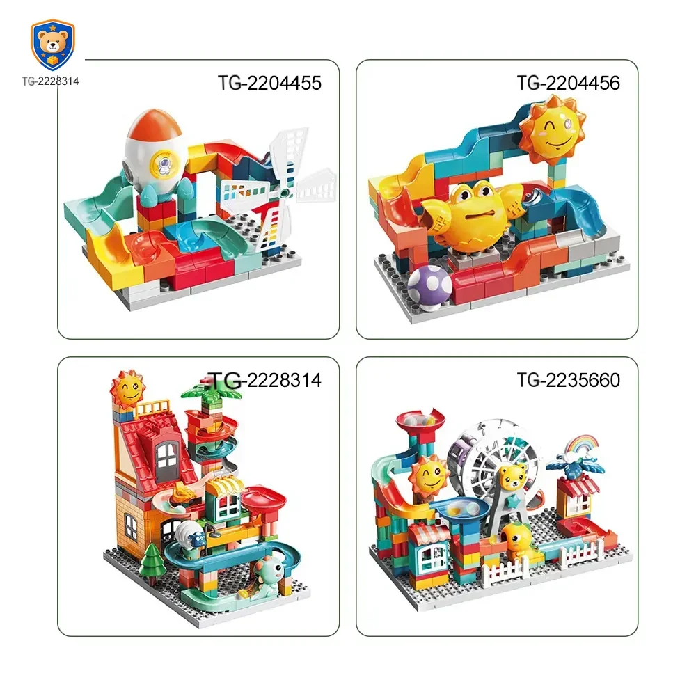 Cottag Track Toy, 230PCS, Dinosaur Farm Theme, DIY Assembly Toy — product view 5