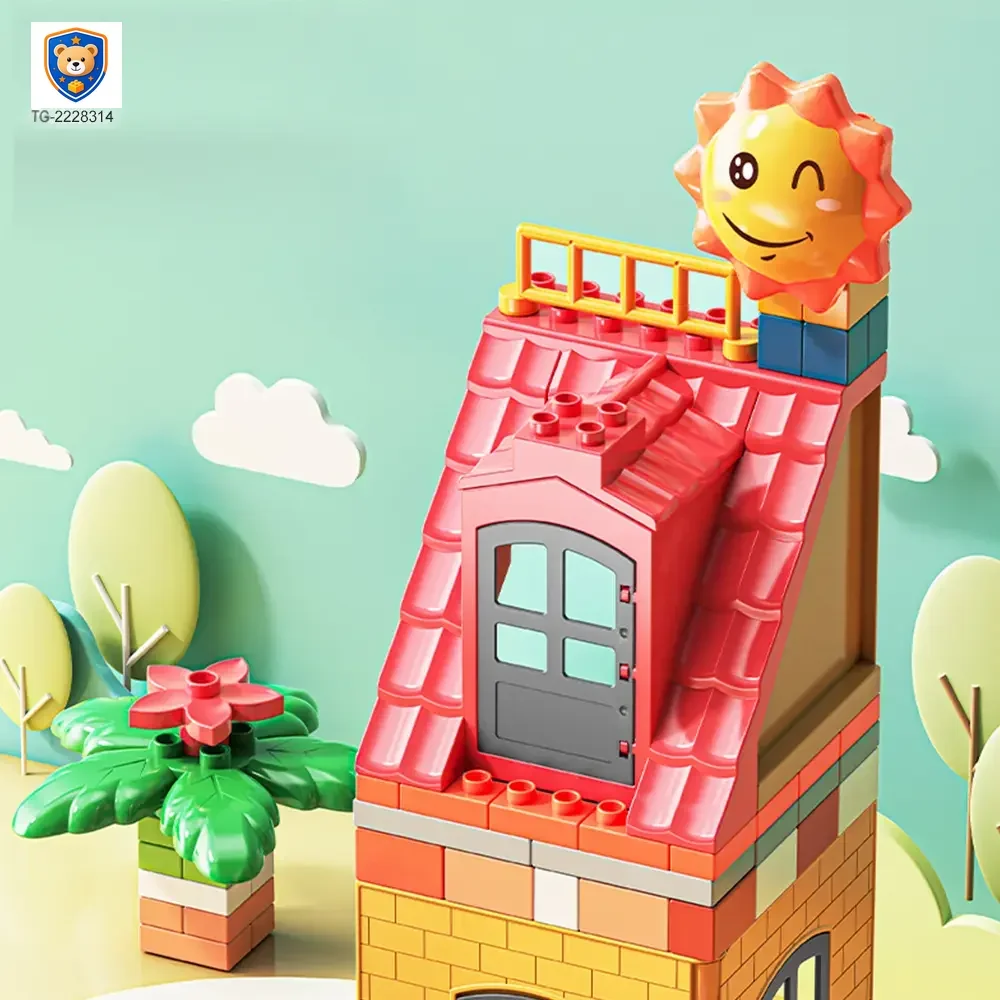 Cottag Track Toy, 230PCS, Dinosaur Farm Theme, DIY Assembly Toy — product view 8