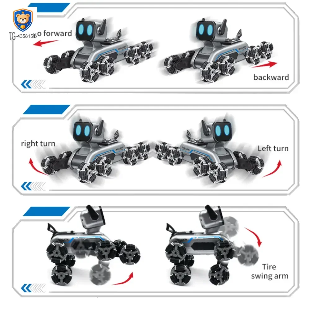 Srunt Robot Dog, Eight-Wheeled, Cool Robot For Gifts — product view 2