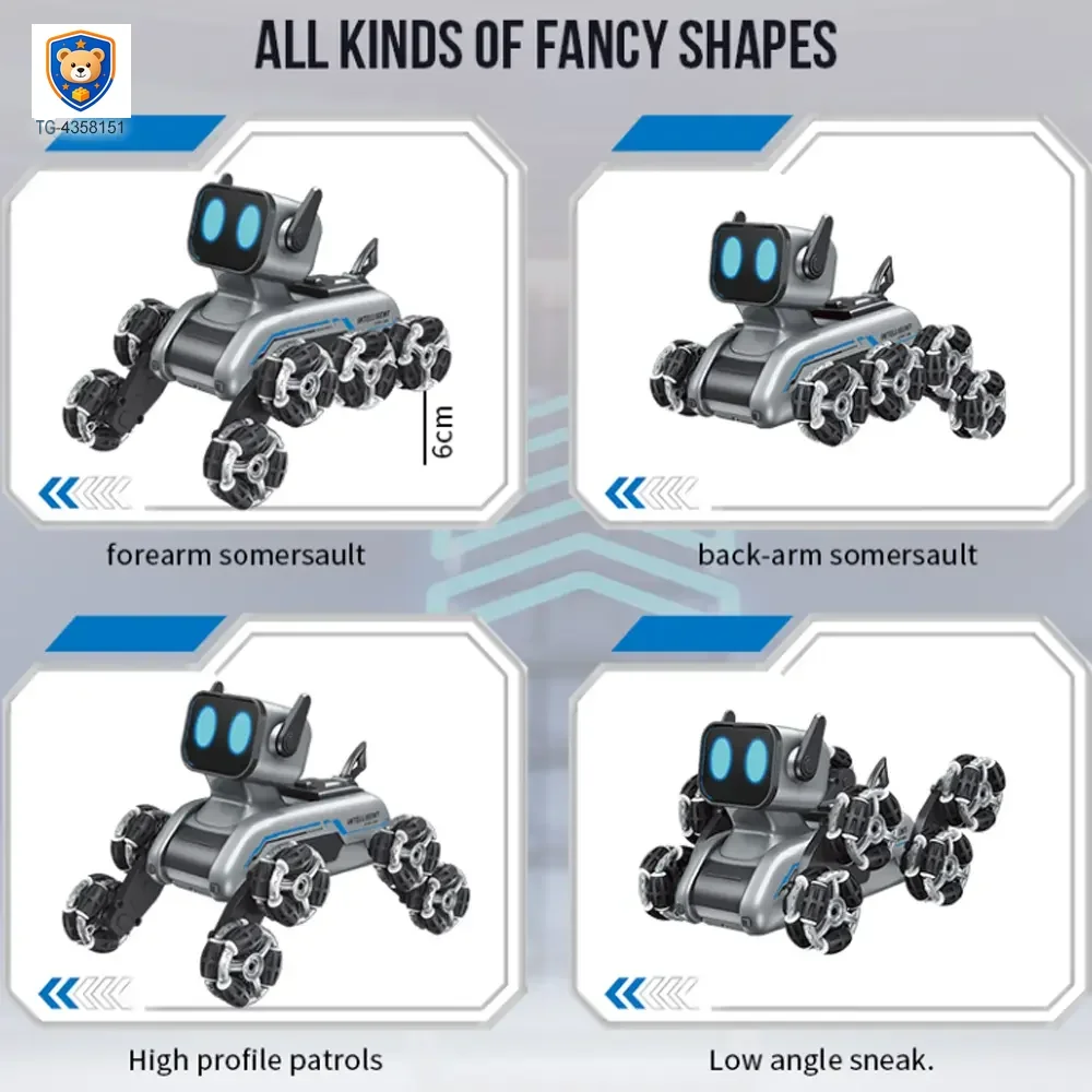Srunt Robot Dog, Eight-Wheeled, Cool Robot For Gifts — product view 3