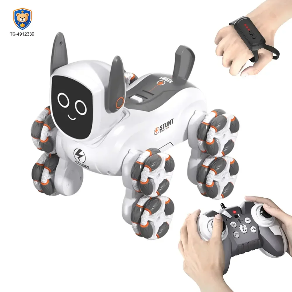 8-Wheeled Stunt Robot Dog Toy 4WD — product view 1