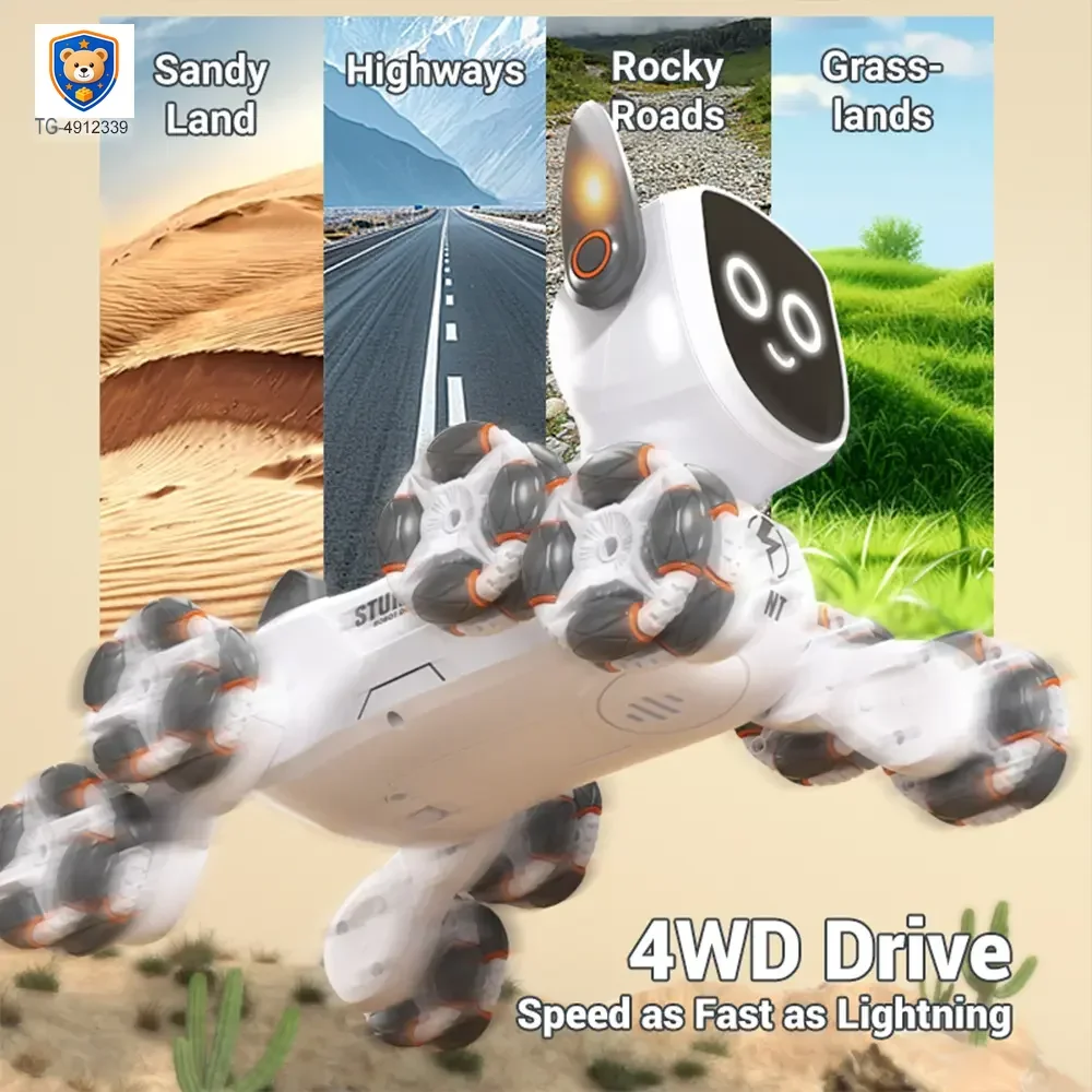8-Wheeled Stunt Robot Dog Toy 4WD — product view 5