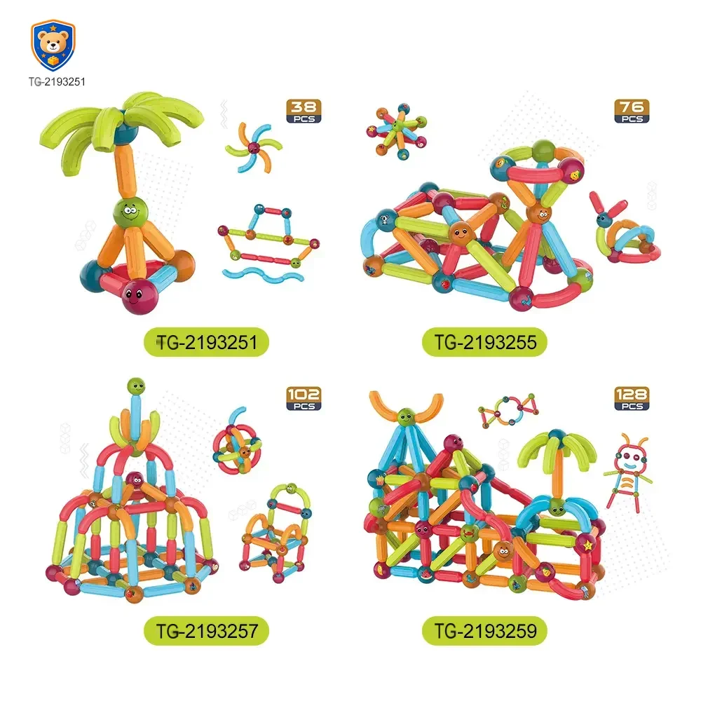 Magnetic Sticks and Balls Building Set — product view 5