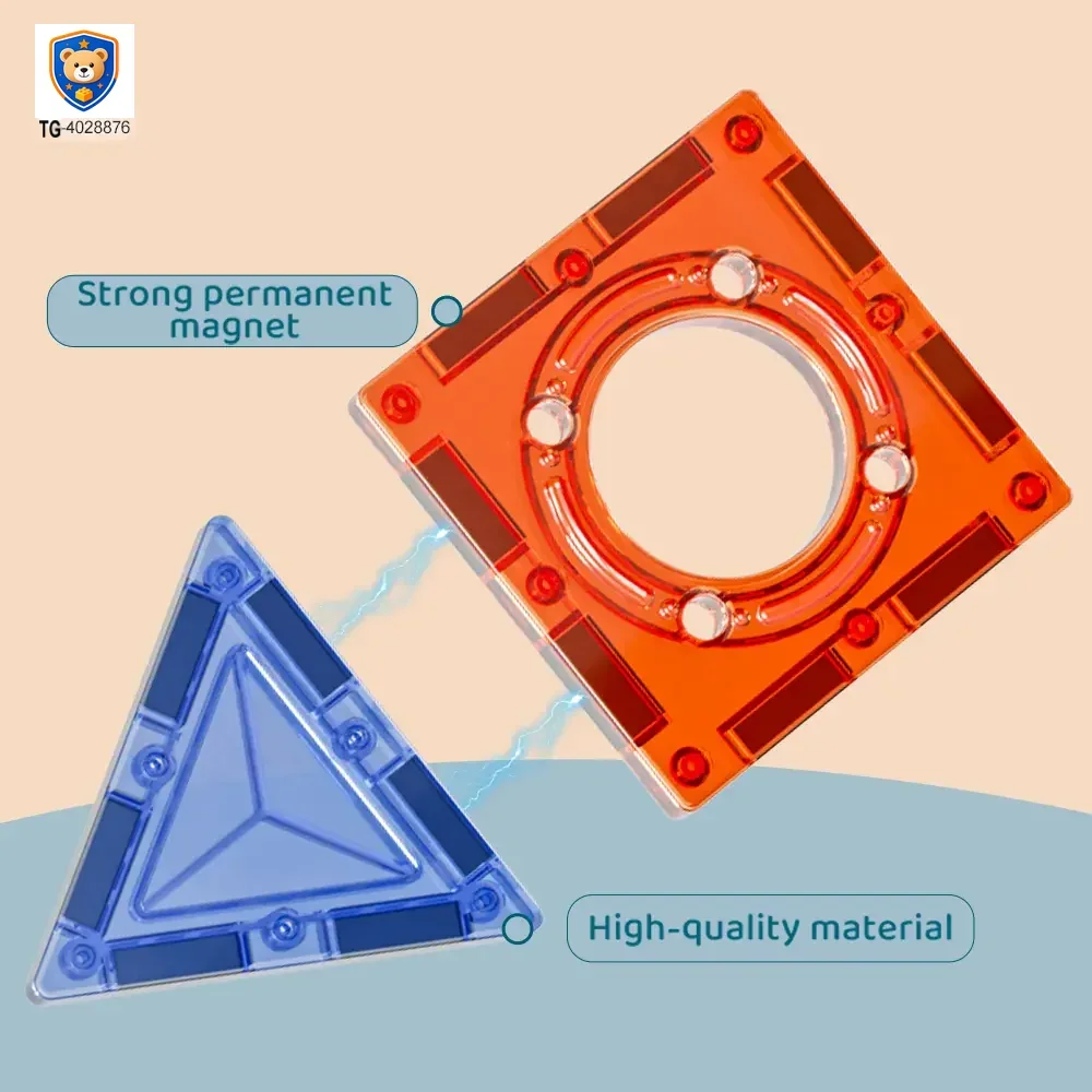 Magnetic Ball Track Brick Toy, STEM Marble Run Race Toy Manufacturer — product view 3
