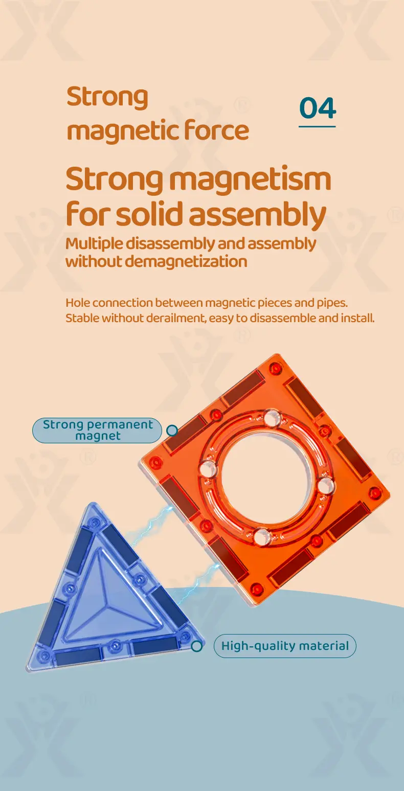 Magnetic Ball Track Brick Toy, STEM Marble Run Race Toy Manufacturer (TG4028876) — product detail panel 5