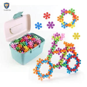 Plum Blossom Building Blocks, 3D Snowflake