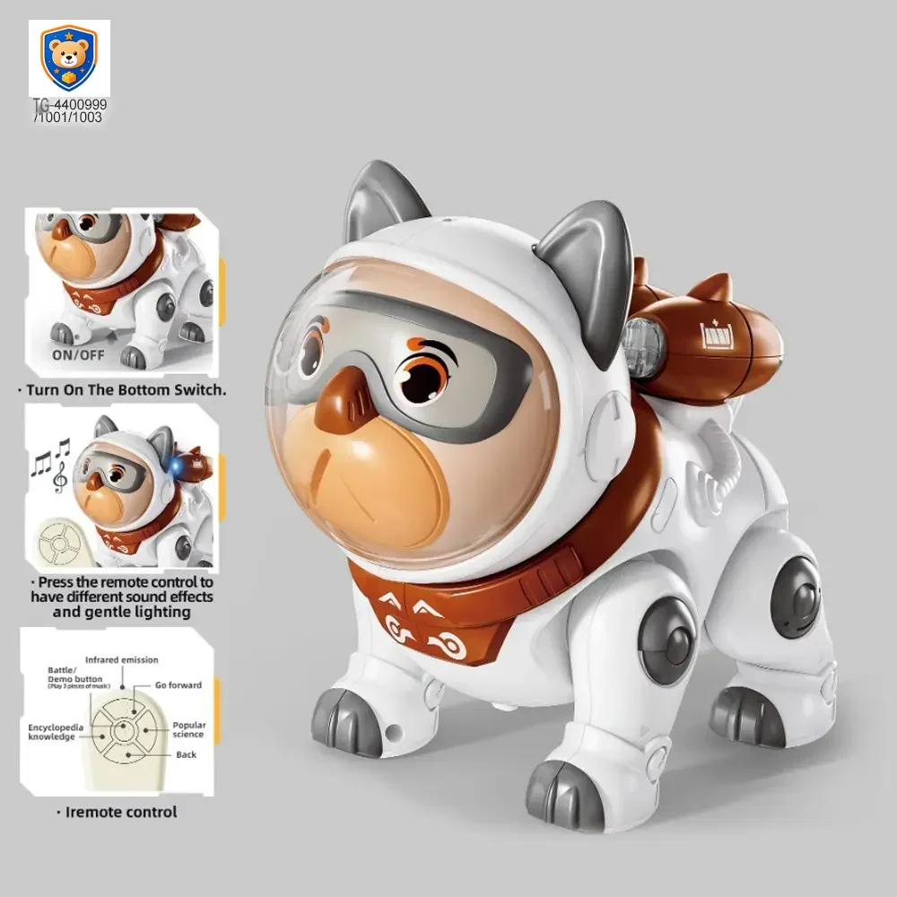 Cute Mechanical Dog Toy with Remote & Lights — product view 6