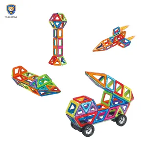 Magnetic Tile Building Blocks, 50 Pcs