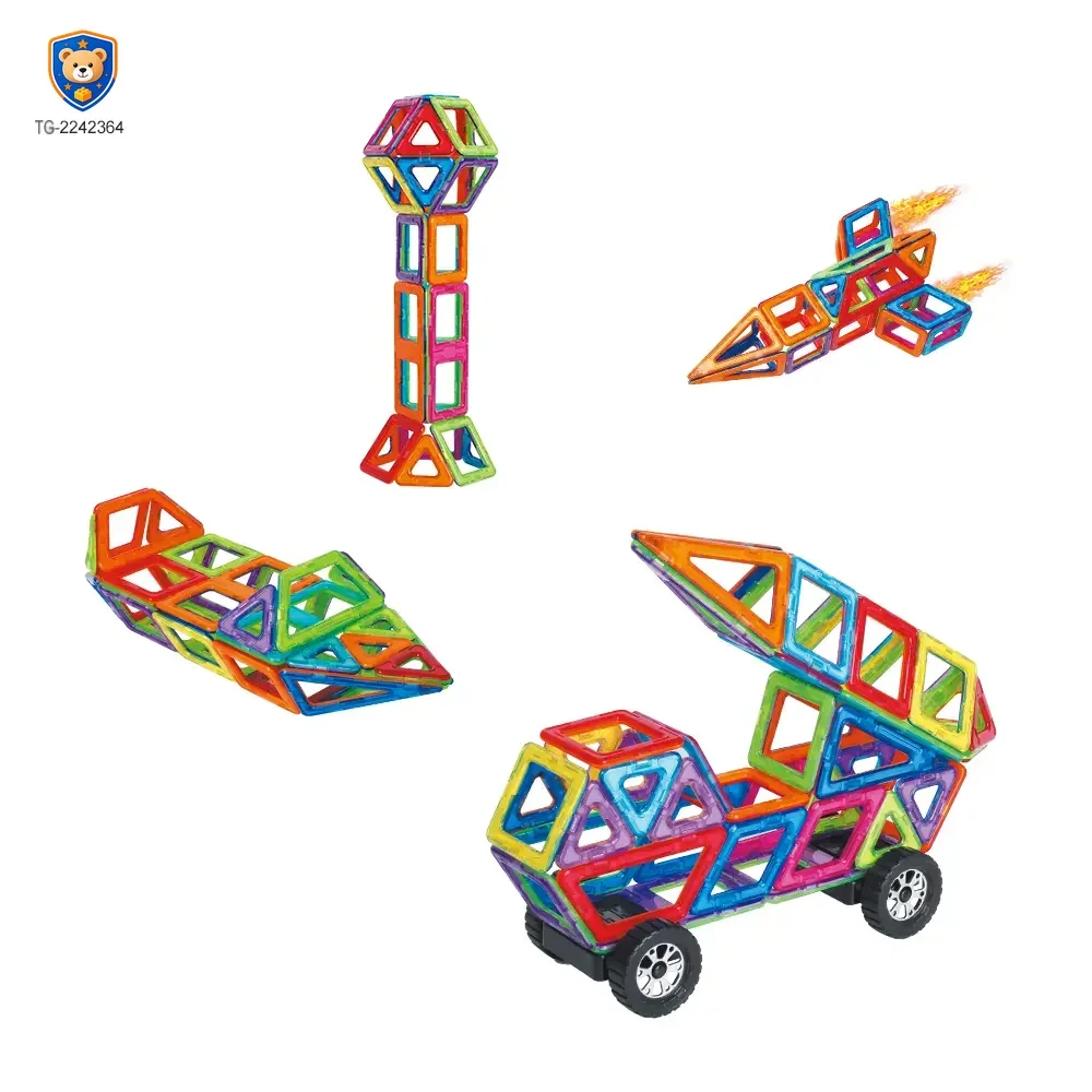 Magnetic Tile Building Blocks, 50 Pcs — product view 1