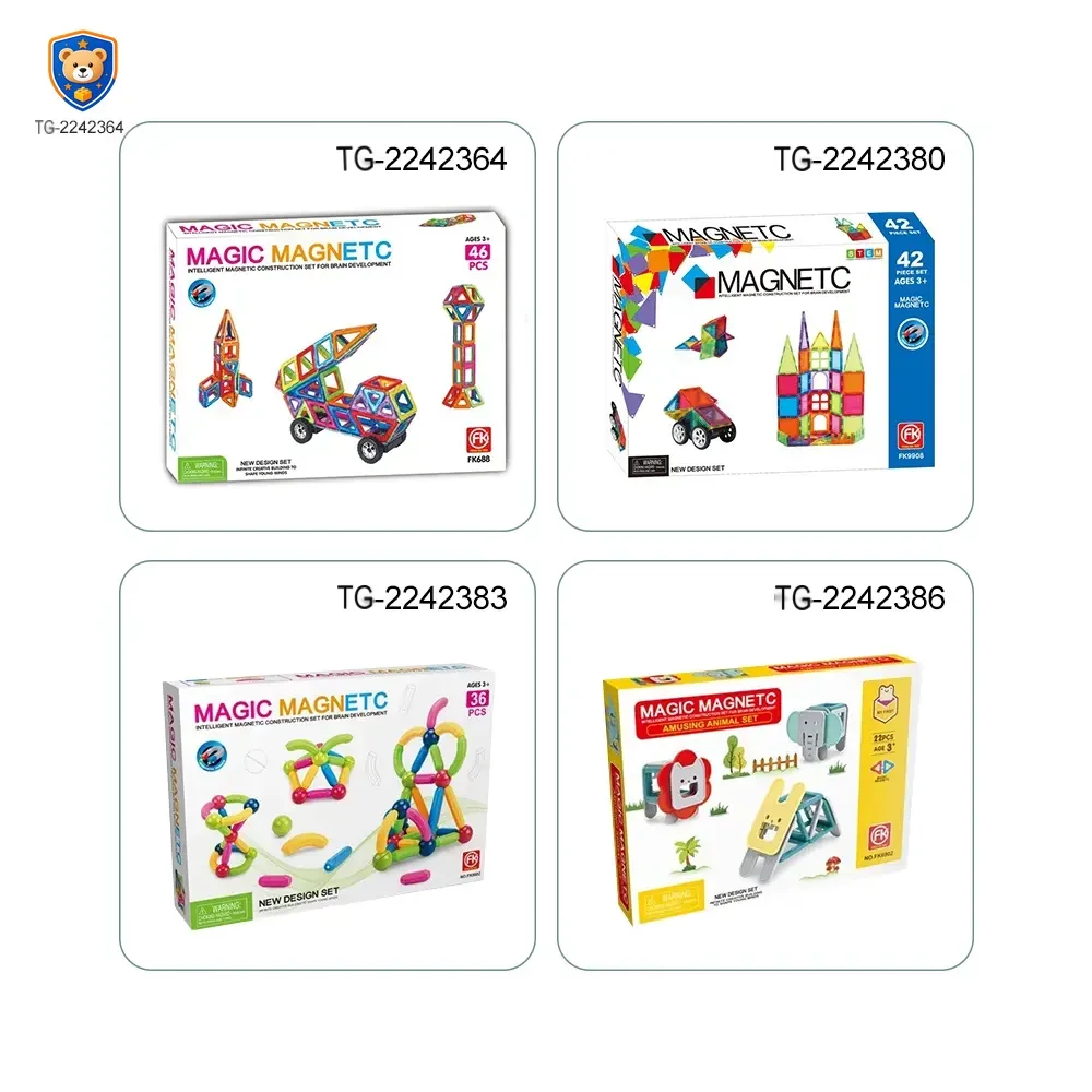 Magnetic Tile Building Blocks, 50 Pcs — product view 5