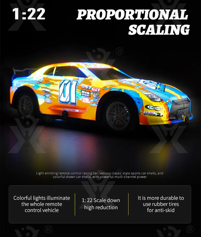 Luminous RC Car Toy, Racing RC Car (TG4003093) — product detail panel 2