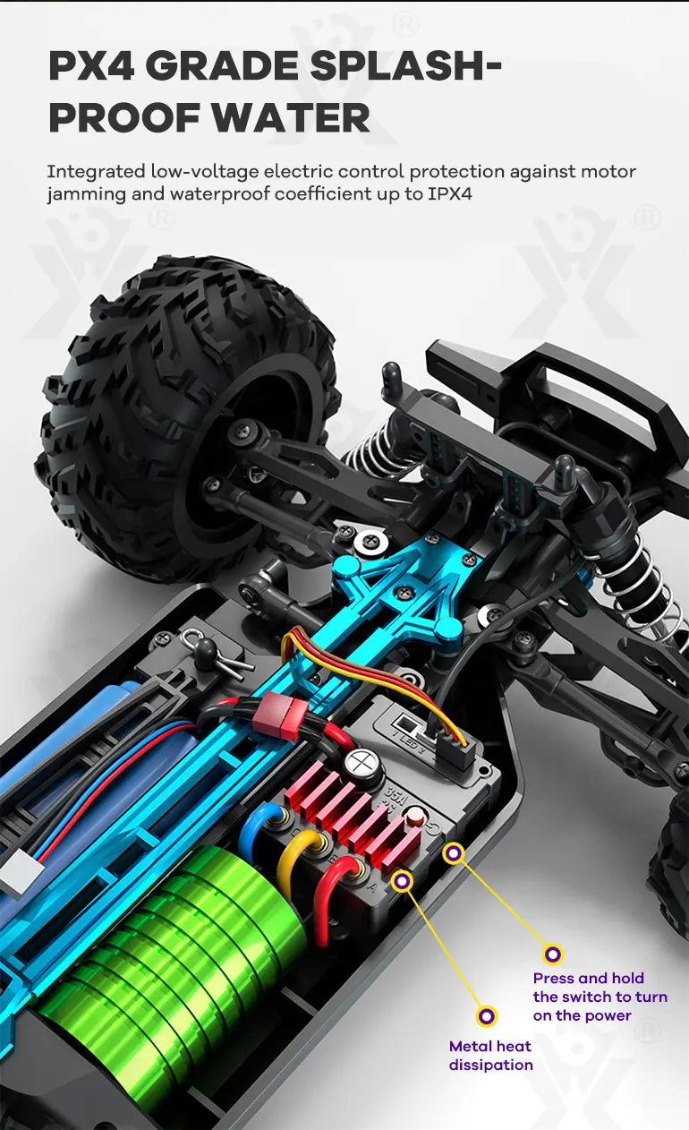 RC Off-Road Stunt Car Toy With Brushless Motor (TG2893419) — product detail panel 6