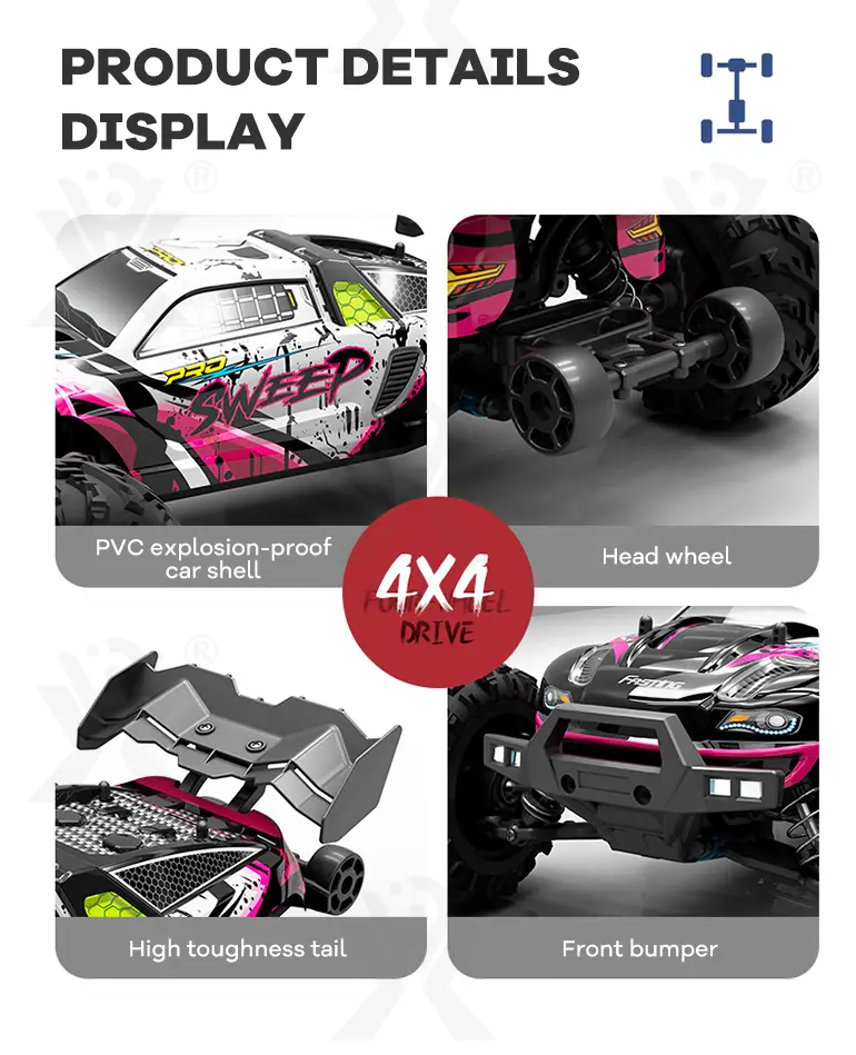 RC Off-Road Stunt Car Toy With Brushless Motor (TG2893419) — product detail panel 9