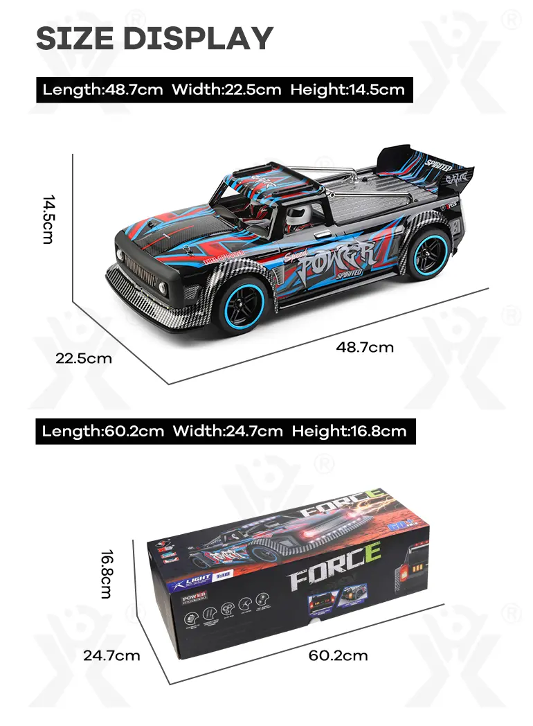 3650 Brushless RC Sports Car Toy, 4WD, 60KM/H (TG2921162) — product detail panel 13