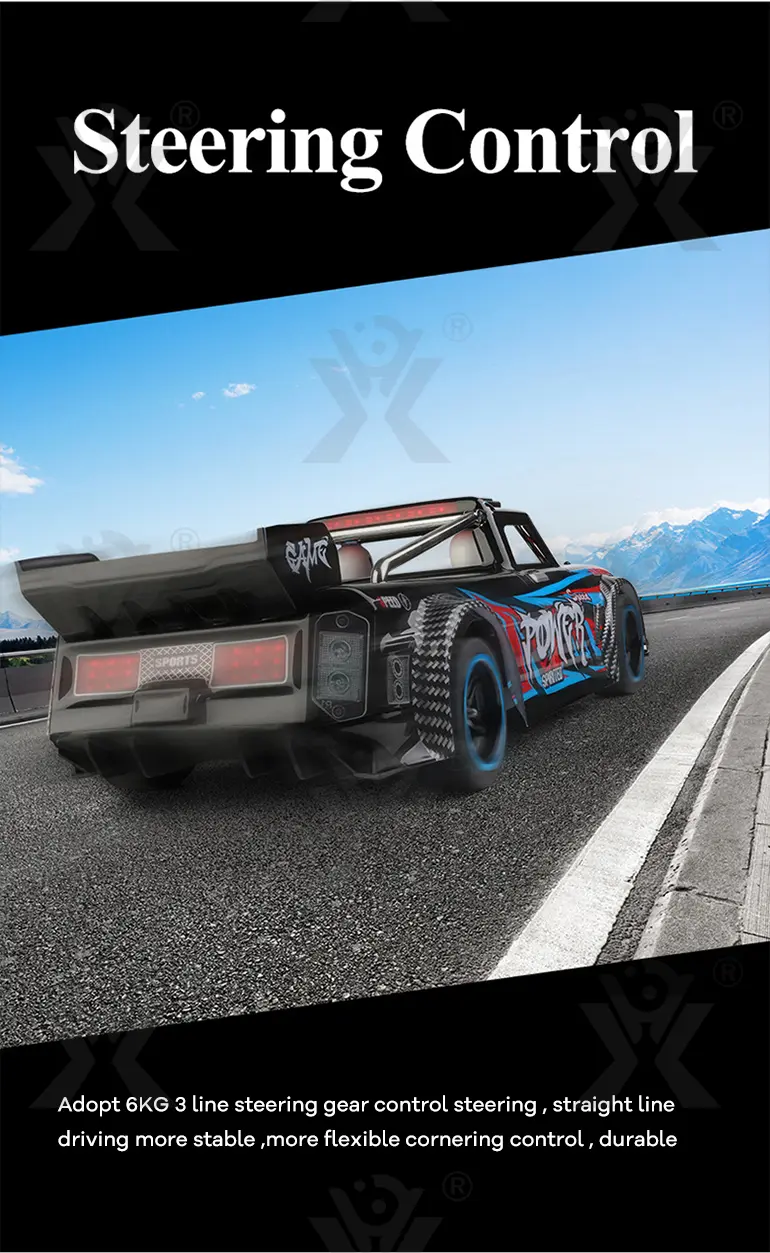 3650 Brushless RC Sports Car Toy, 4WD, 60KM/H (TG2921162) — product detail panel 3