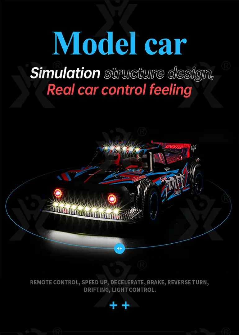 3650 Brushless RC Sports Car Toy, 4WD, 60KM/H (TG2921162) — product detail panel 5