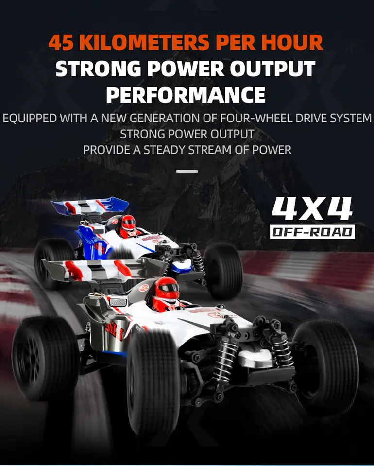 Off-Road Racing Car Toy With Servo Steering, 1:18 Scale, 4WD (TG2211830) — product detail panel 4