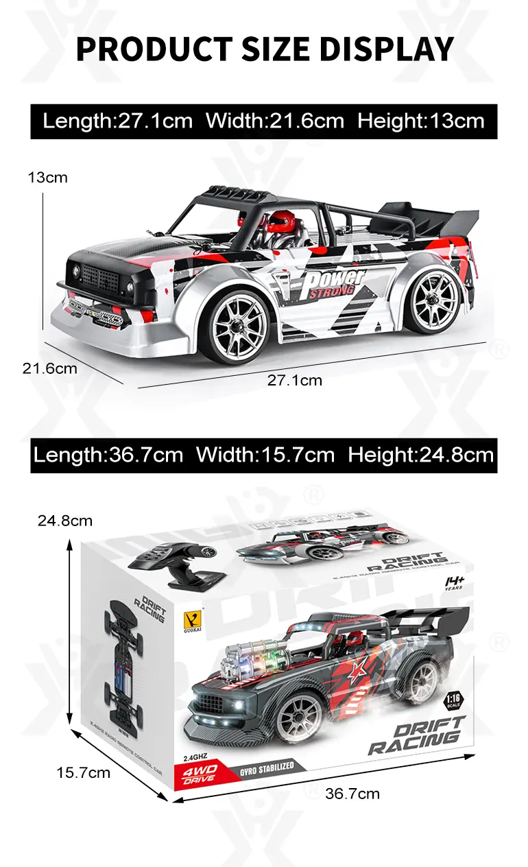 1:16 Scale RC Drift Car With Gyro Stabilized (TG4024314) — product detail panel 11