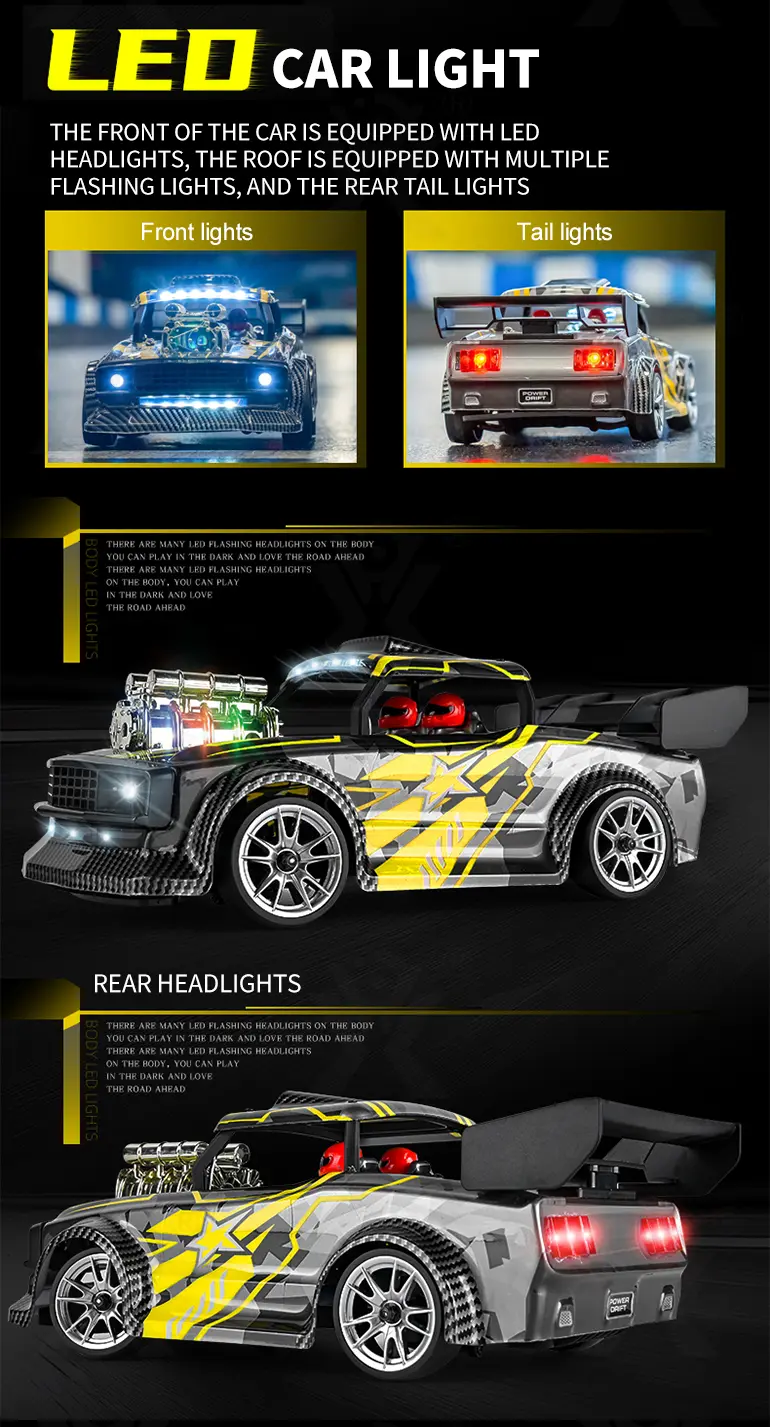 1:16 Scale RC Drift Car With Gyro Stabilized (TG4024314) — product detail panel 2