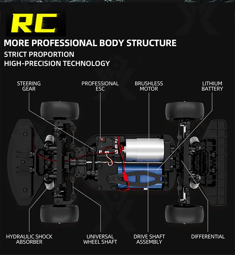 1:16 Scale RC Drift Car With Gyro Stabilized (TG4024314) — product detail panel 5