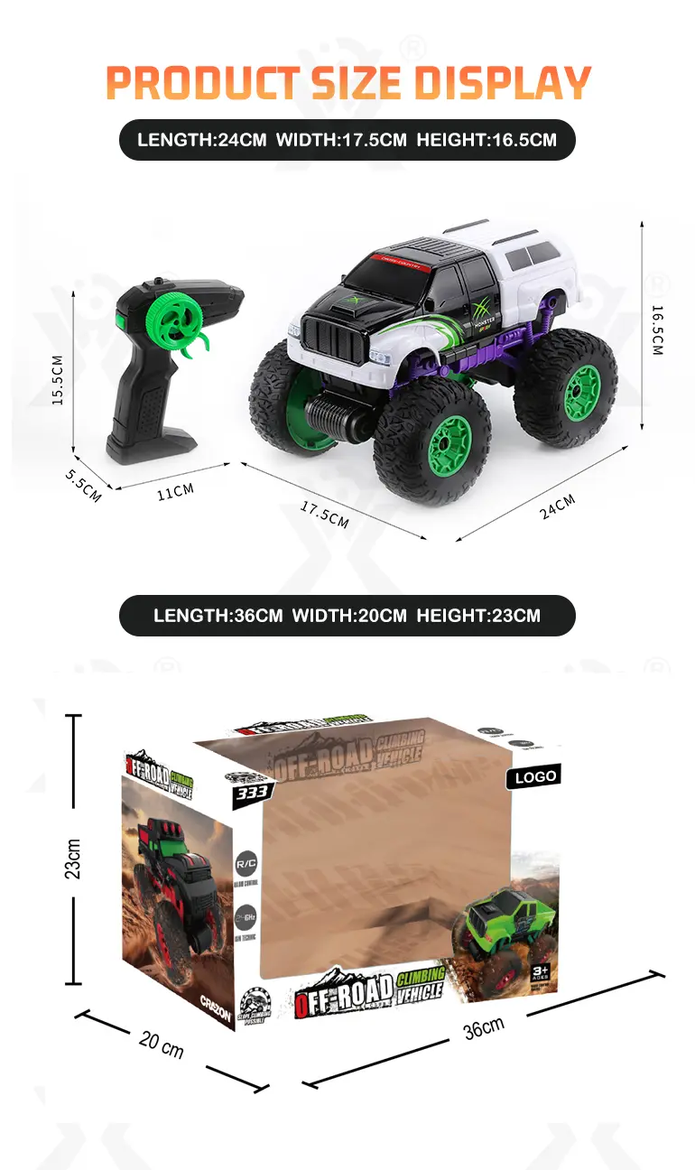 1: 16 2.4GHz Large Wheel RC Off-Road Toy (TG4219100) — product detail panel 8