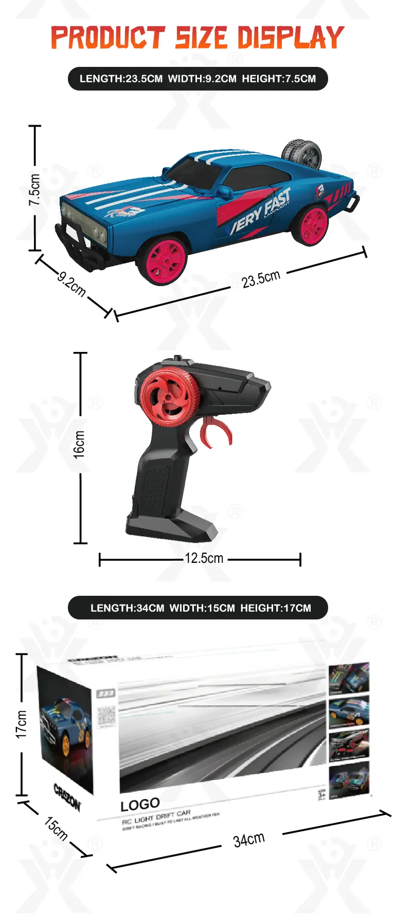 1: 16 RC Drift Car Toy (TG4286746) — product detail panel 7