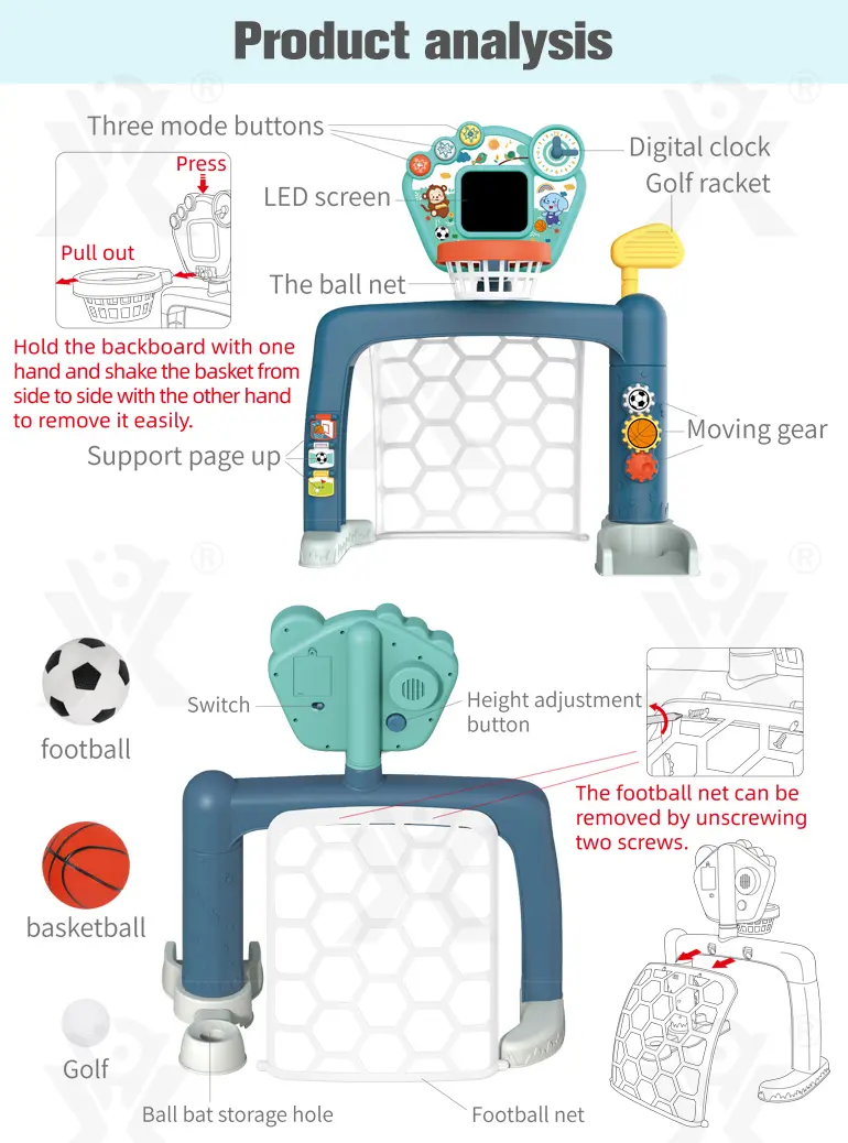 Toddler Sports Center Toy For Kids (TG2897664) — product detail panel 2