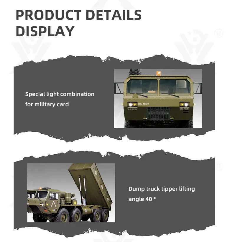 RC Military Dump Truck Toy (TG3928410) — product detail panel 2