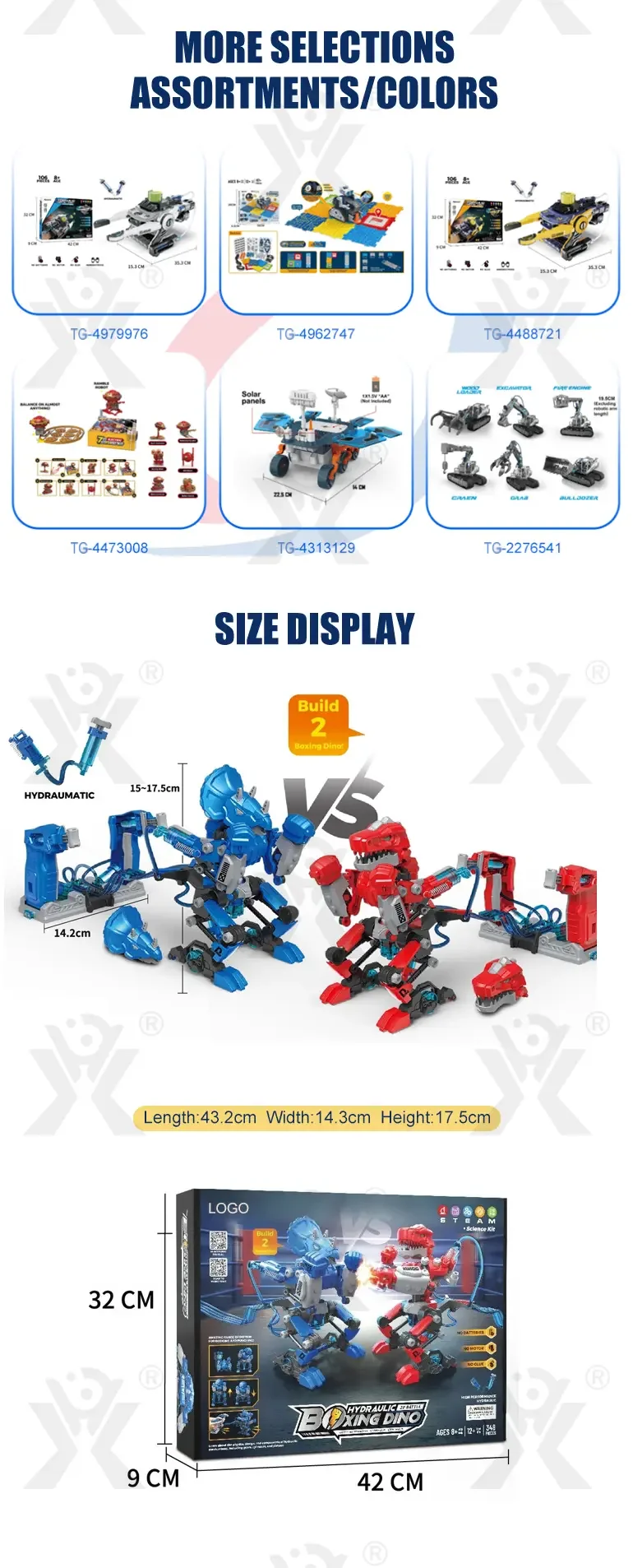 DIY Hydraulic Boxing Robot Toy (TG4533785) — product detail panel 4