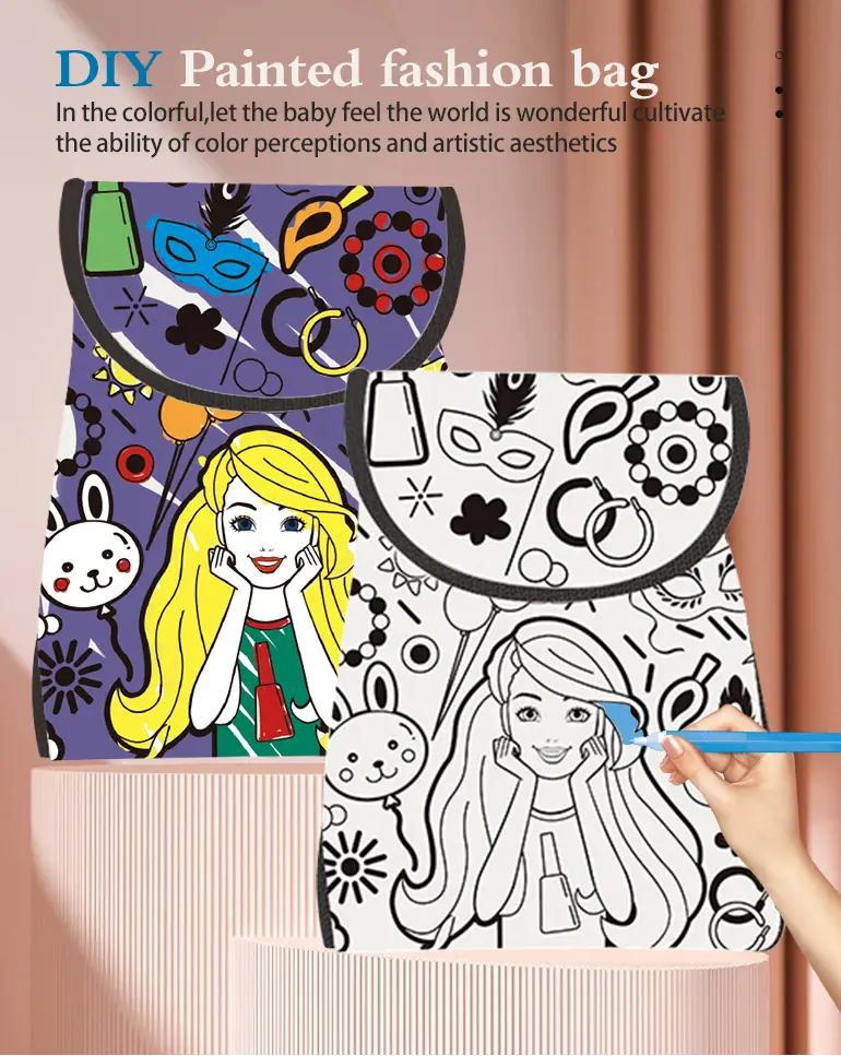 Barbie Colour-Your-Own Backpack (TG2169598) — product detail panel 1