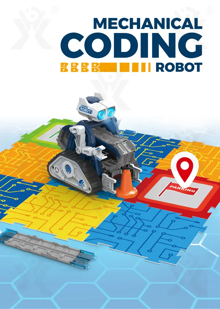 Mechanical Robot Toy with Programming Learning (TG4962747) — product detail panel 1