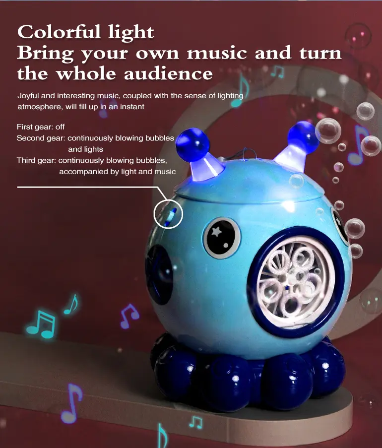 Octopus Bubble Blower Toy (TG2247372) — product detail panel 2