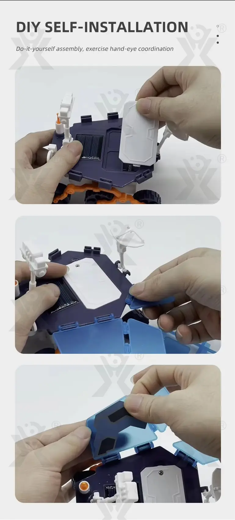 Solar-Powered, Battery-Powered Mars Rover Toys (TG4313129) — product detail panel 4